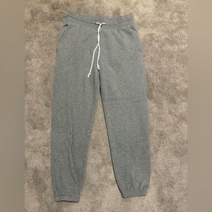 Gray sweatpants